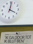 For about two months I made three photo's everyday on exactly the same times. The quality of the photo's differ very much, but I like to see the whole image of all the photo's together. (These photo's are just part of the whole serie)