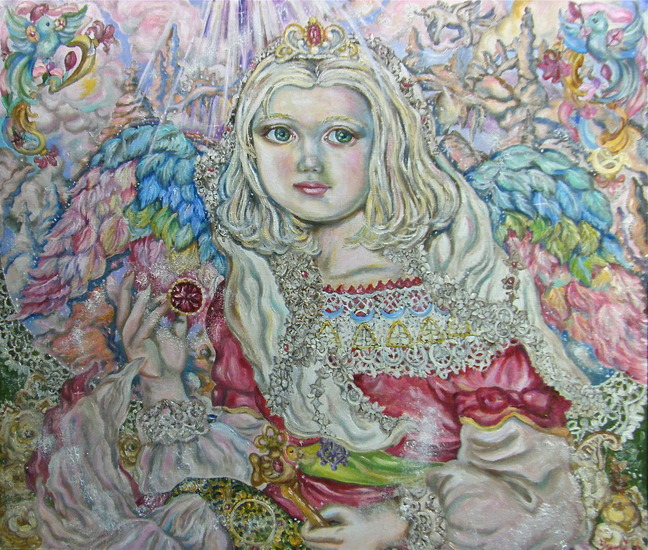 Yumi Sugai.An angel of the ruby.poster.