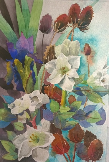 2014-114 bloemencompositie I