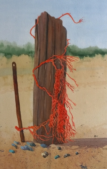 2016-43 strandpaal met touw