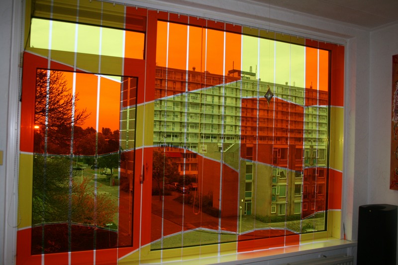 Design raamdecoratie Lamellex (click here and after that on video or on box for 3d view)