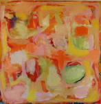 De onderwerpen op mijn schilderijen zijn voornamelijk landschappen in abstracte vorm.
