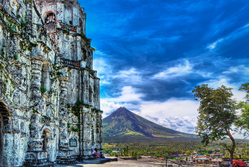 Uitzicht op Mayon vulkaan