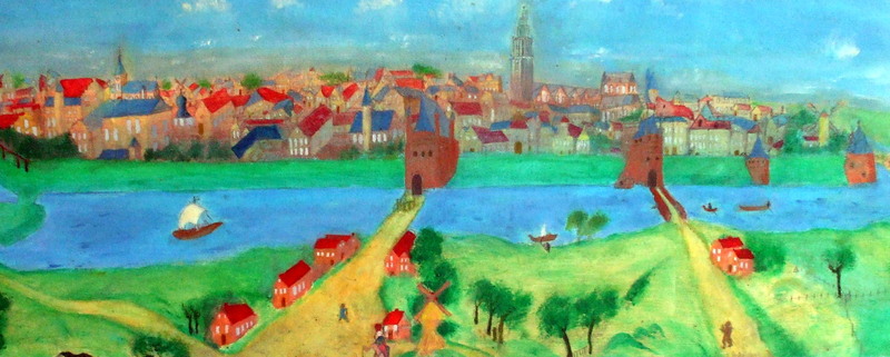 Ancient Groningen, 555 years ago