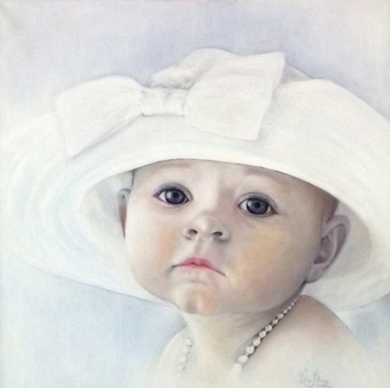 Little child with hat