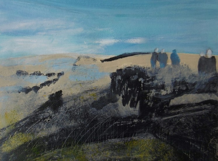 Because the sky is blue...