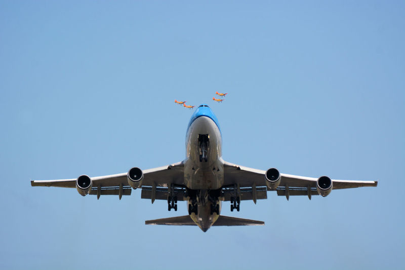 KLM Boeing 747 vs Fokker 4