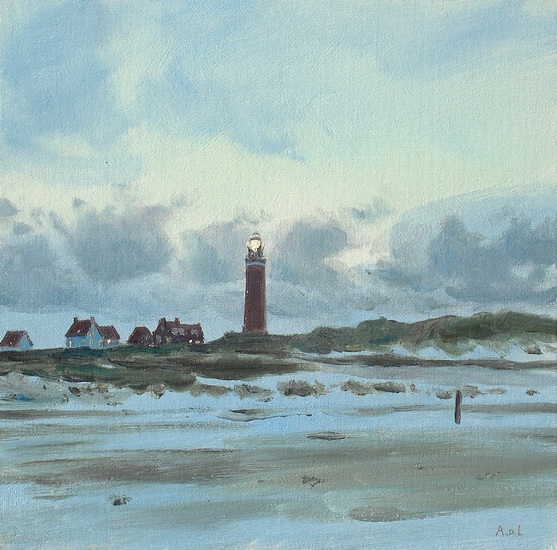 De Eierlandse vuurtoren op Texel