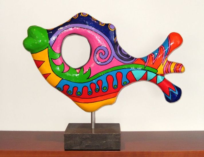 Freddi Fish, tuinbeeld