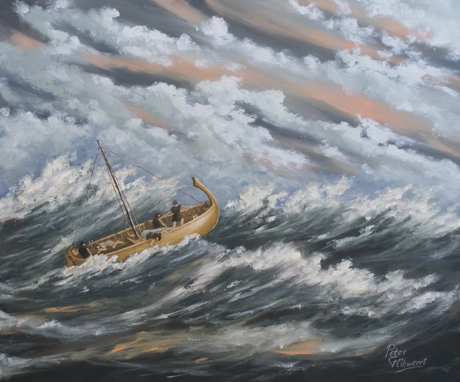 De storm op het meer