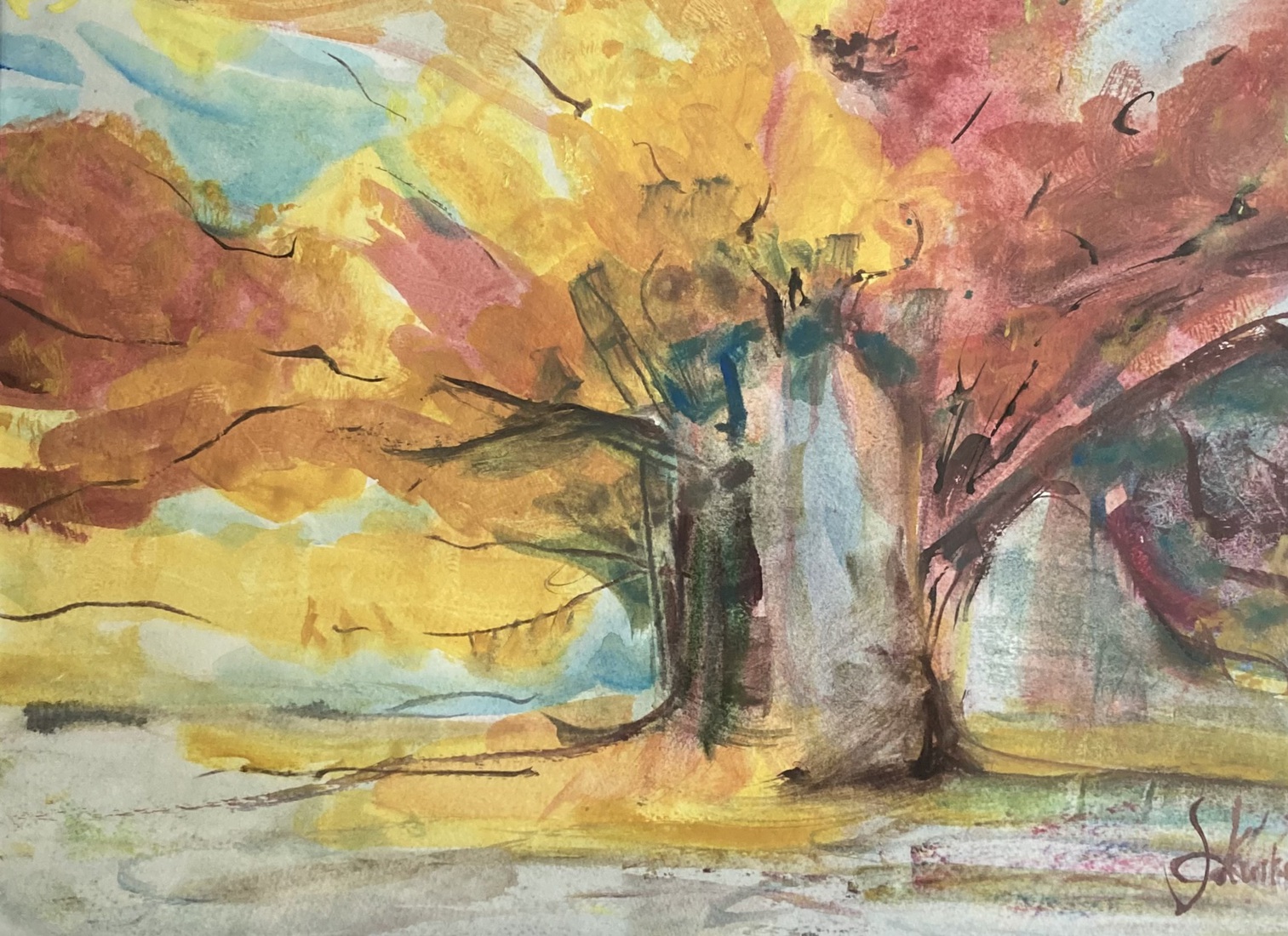 The happy tree