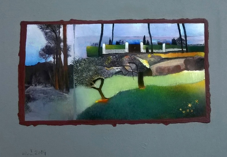 Landscape old church #18