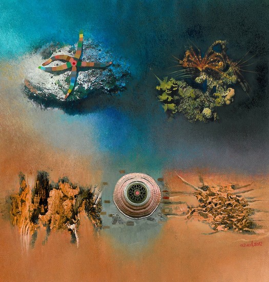 Sunflowers-Winter scene-Landscape #22