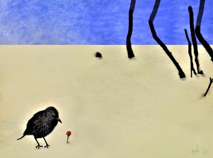 Bird friend flowers #3