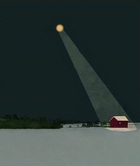 This is the lovely home art for the Moonlight shadow #17