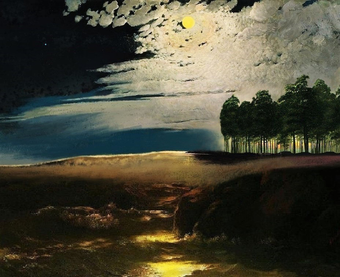 The moonlight the starry night #33