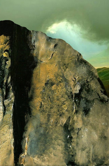 Mountains and humans of the landscape #47