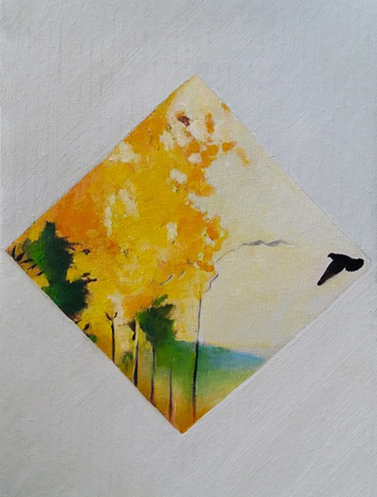 Landscape symbols autumn leaf color #14