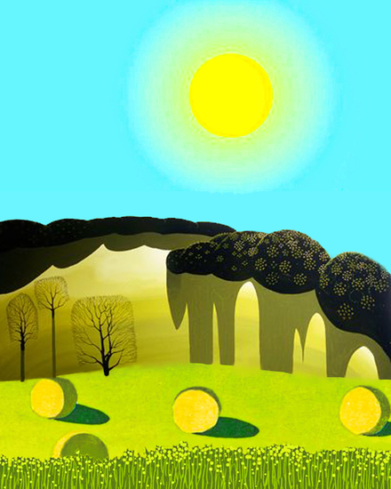 Summer Sun Landscape #104