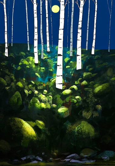 Night Moon Forest #112