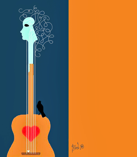 The woman guitarist #28