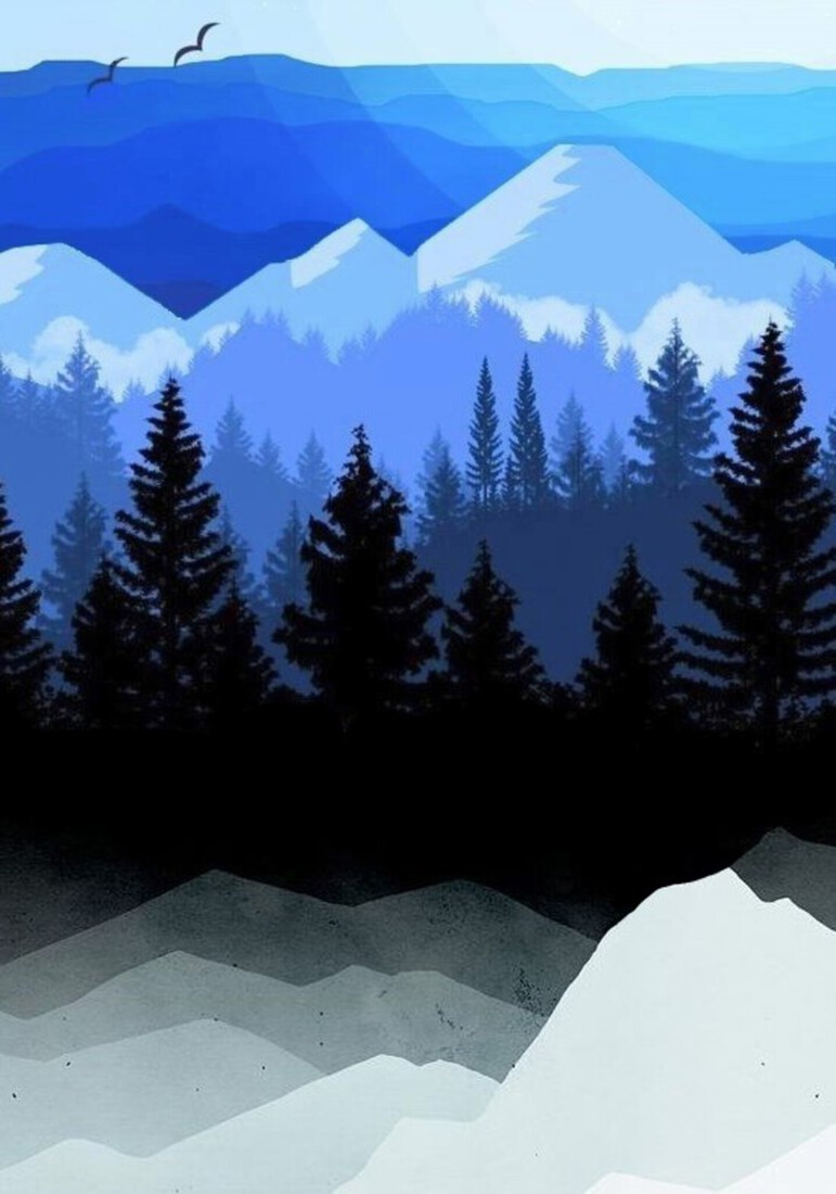 Blue Landscape + #137