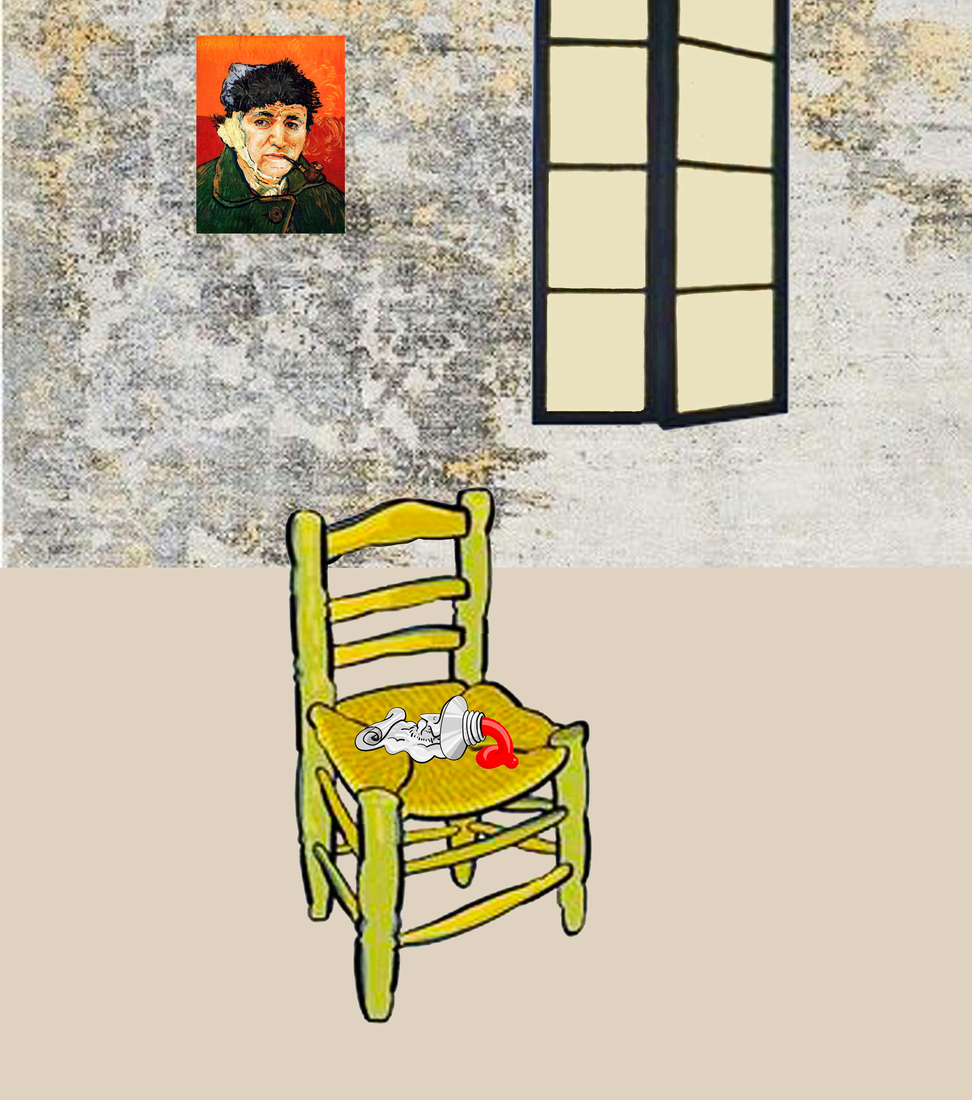 Van Gogh's Chair, & 'Azad Saber With a Pipe' #181