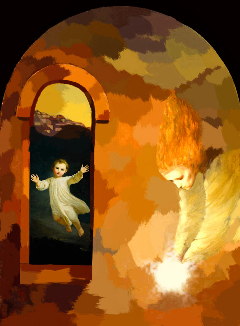 The christ child of the story of christmas lights #125