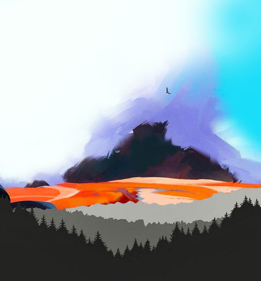 Breathing peace on Landscape #146