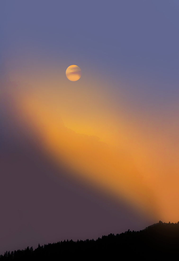  The night sky on the moon #120