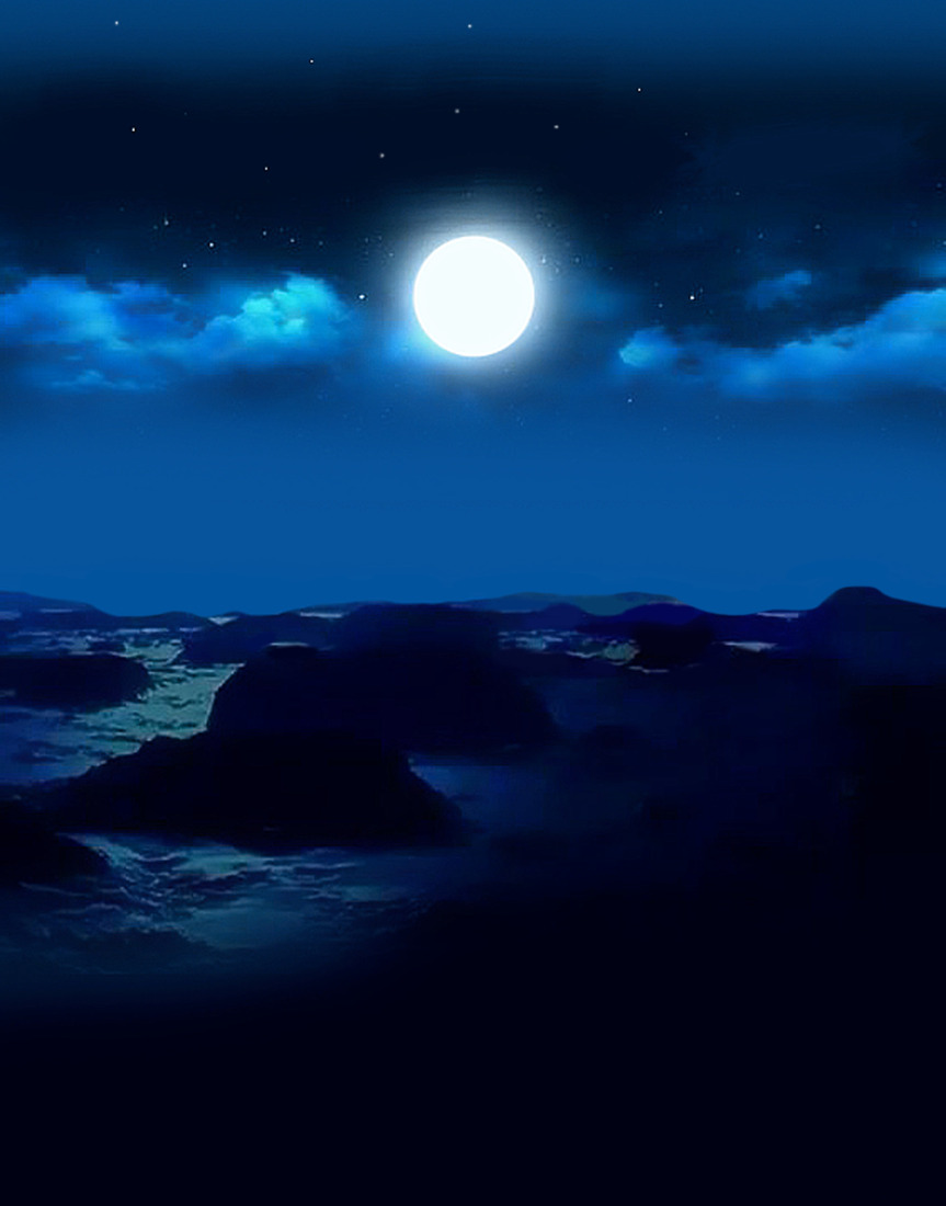 Night view of the moon #168