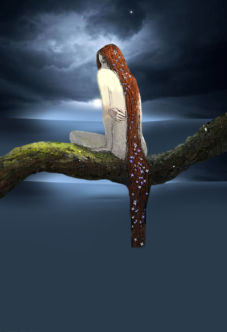 Fantasy landscape and the women of the star #181