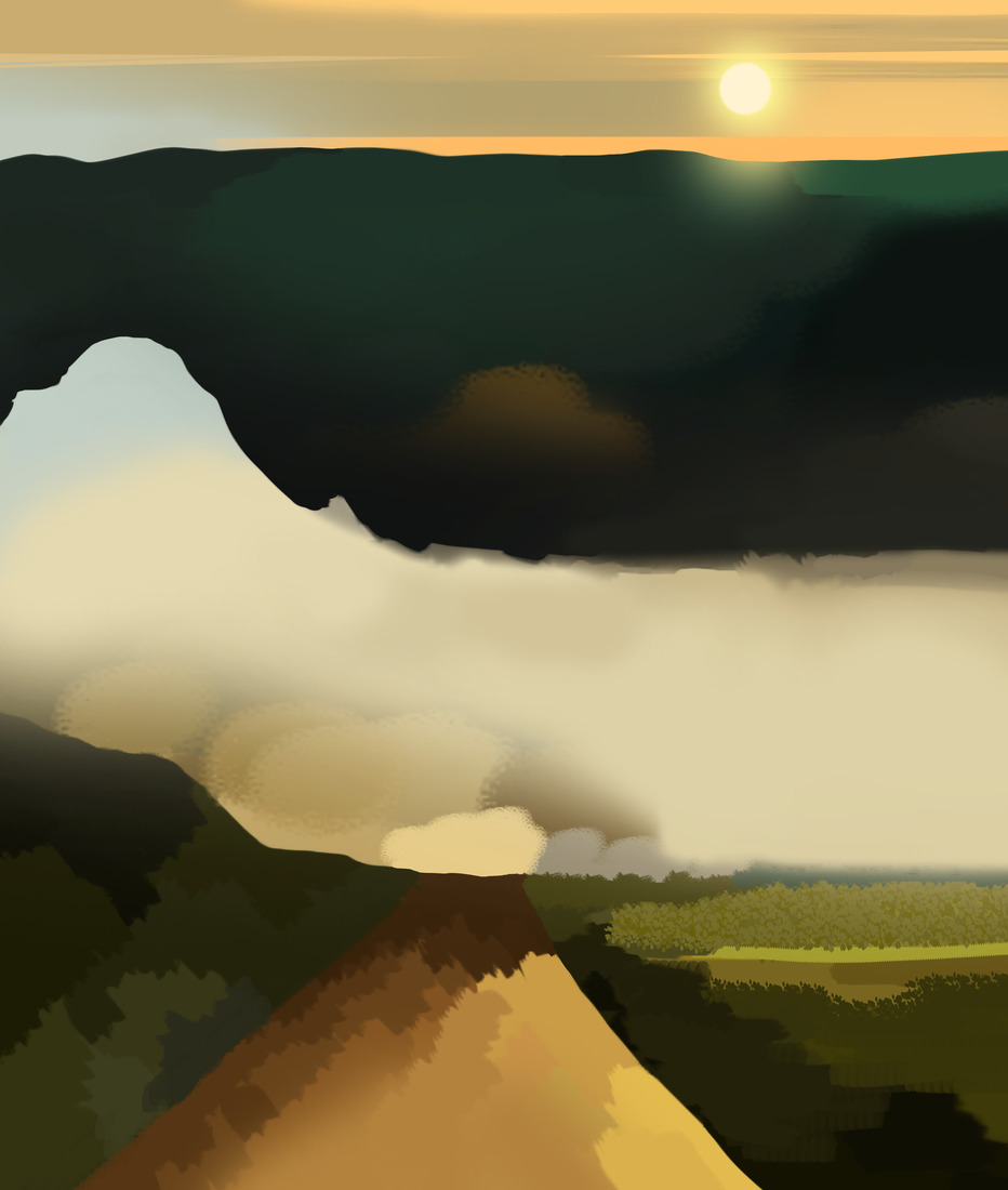 Landscape of sun #257