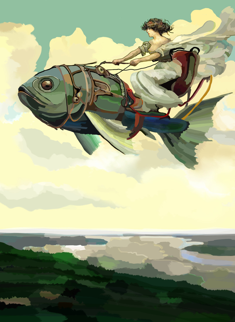 Flying fish in the sky #304