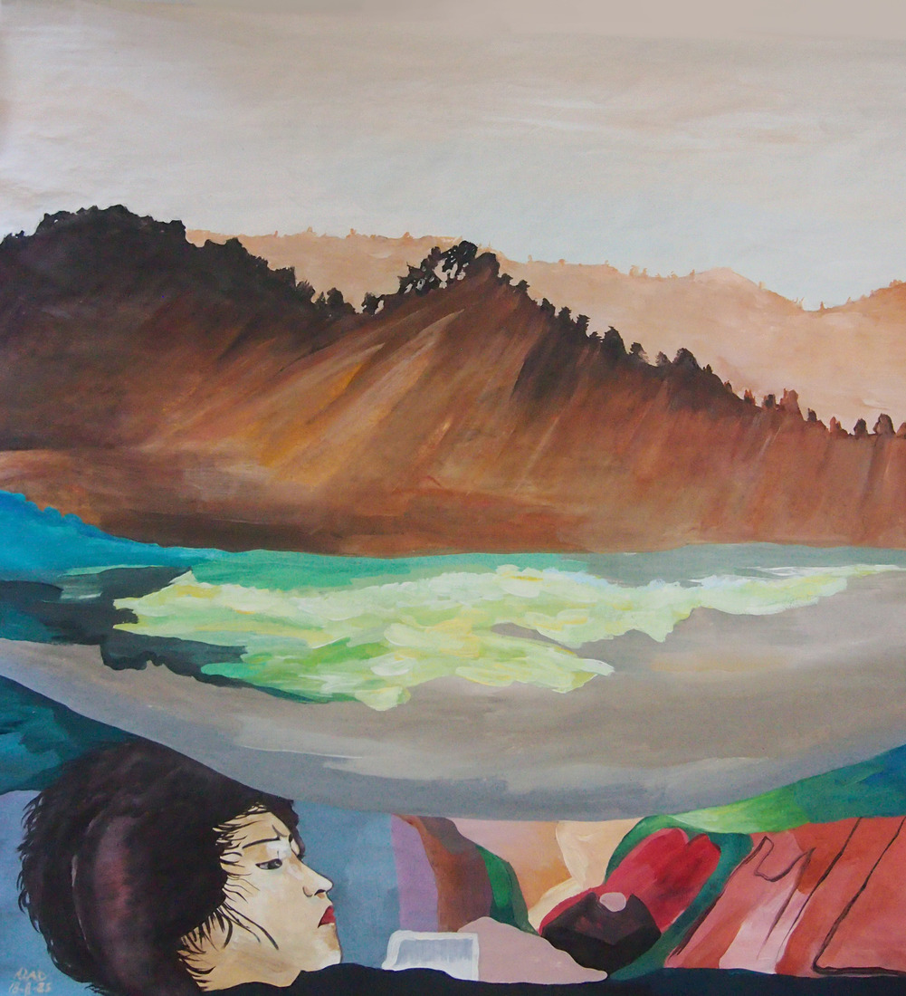 Landscape of on earth from under earth #69