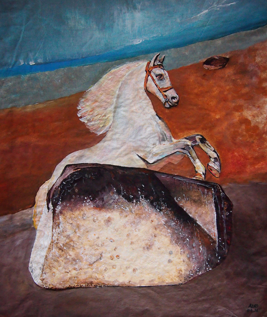 Spring of peace behind the stone #119