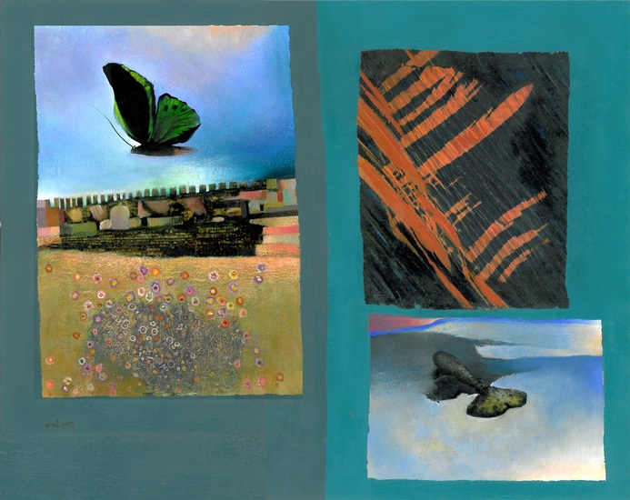 Sunflowers-Winter scene-Landscape #1