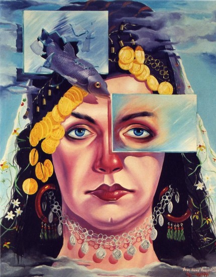 De paarse Herfst droppel , The purple autumn drip