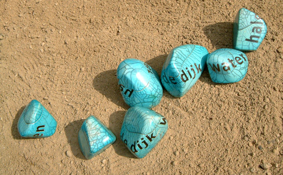 Achter de dijk water halen