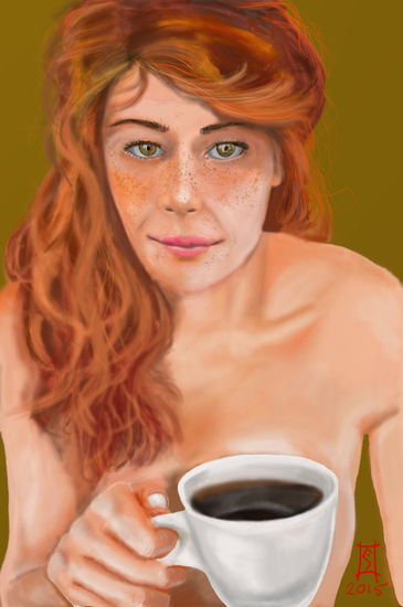 Rood haar, zwarte koffie