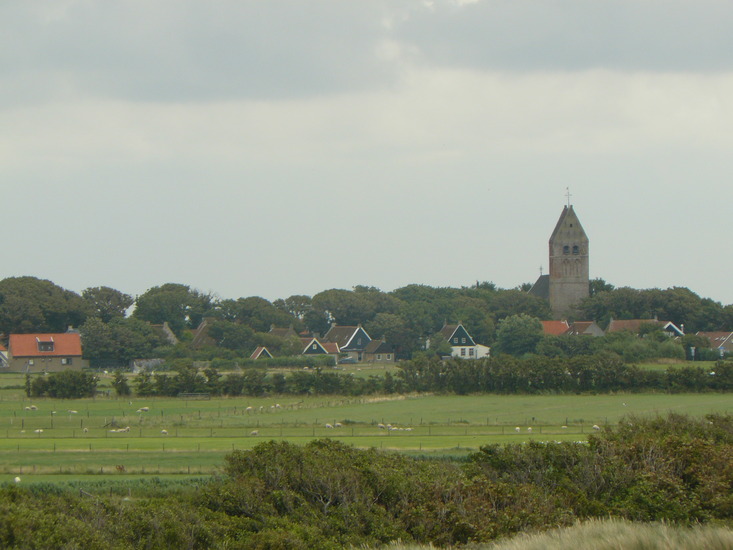 dorp op het eiland