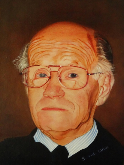 portrait of a 80 year old man