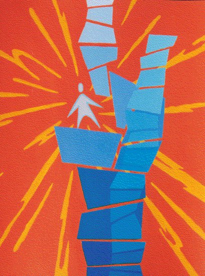 Stralen van emoties.