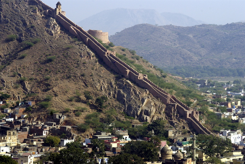 Jaipur fortmuur