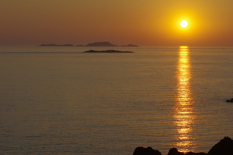 Sunset over Wales