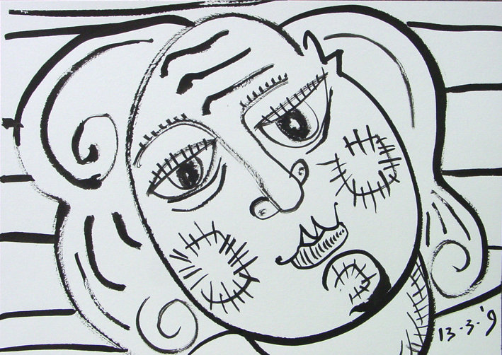 meisje met schuin hoofd II