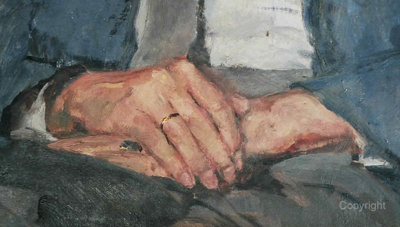 Hands of Hans Mees