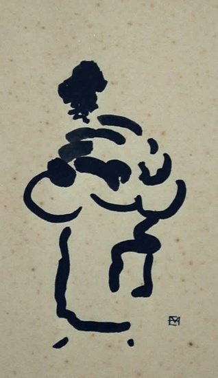 Figure carrying a bundle