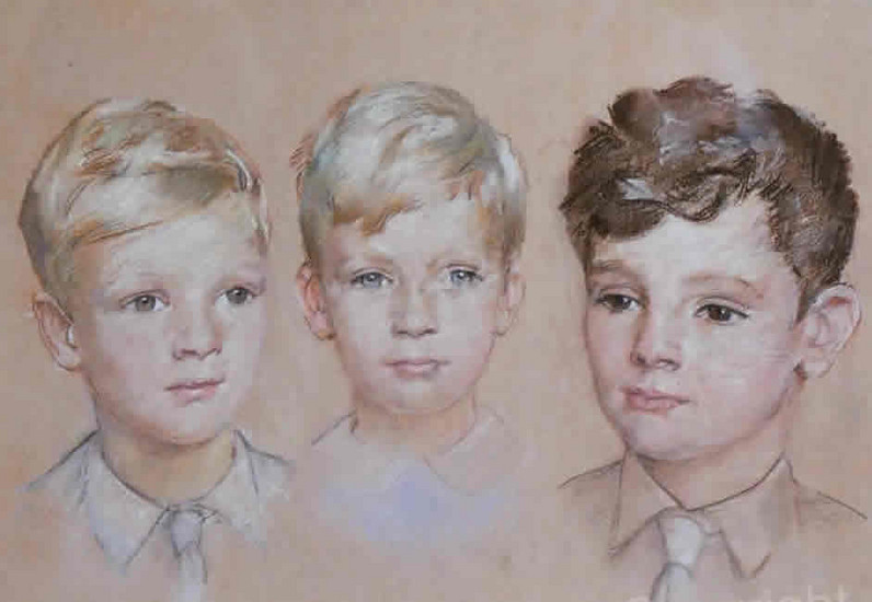 Herman Mees' 3 sons