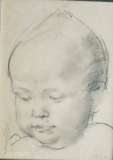 Hitzerus Emanuel Mees as a baby